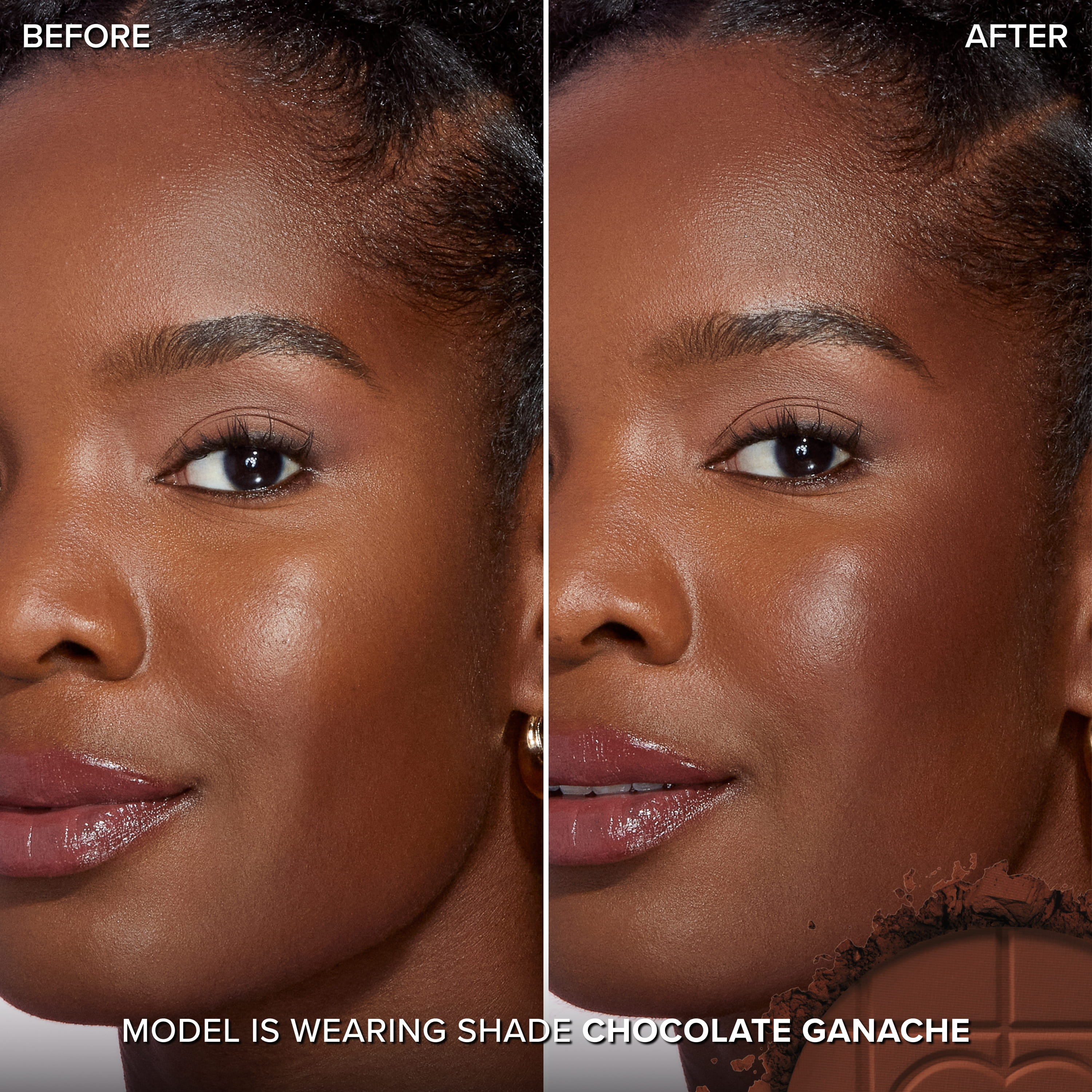 Chocolate Soleil Matte Blurring Bronzer, Chocolate Ganache, 8,0 g / 0,28 Oz