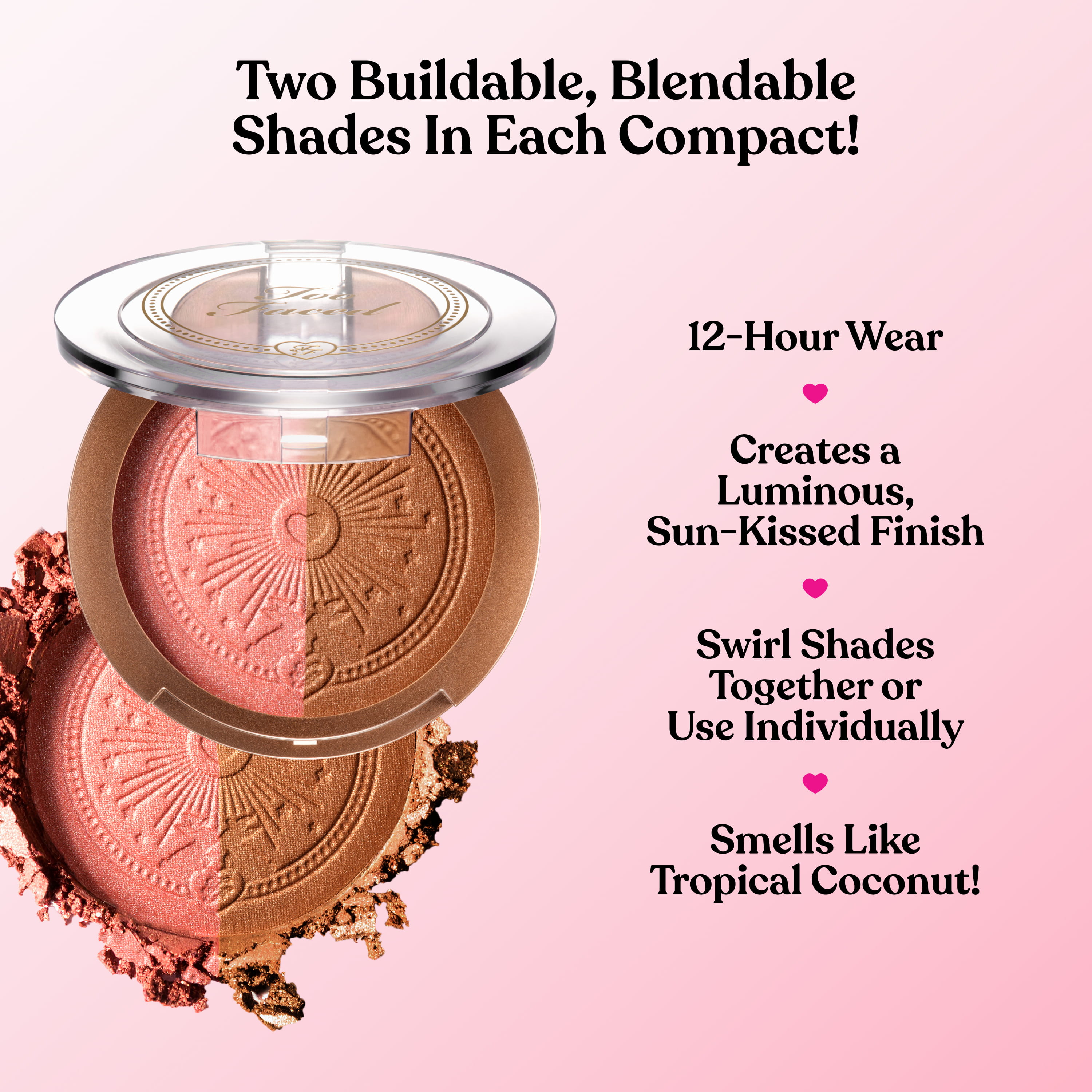 Sun Bunny Blushing Bronzer, Sun Bunny, 8,0 g / 0,28 Oz