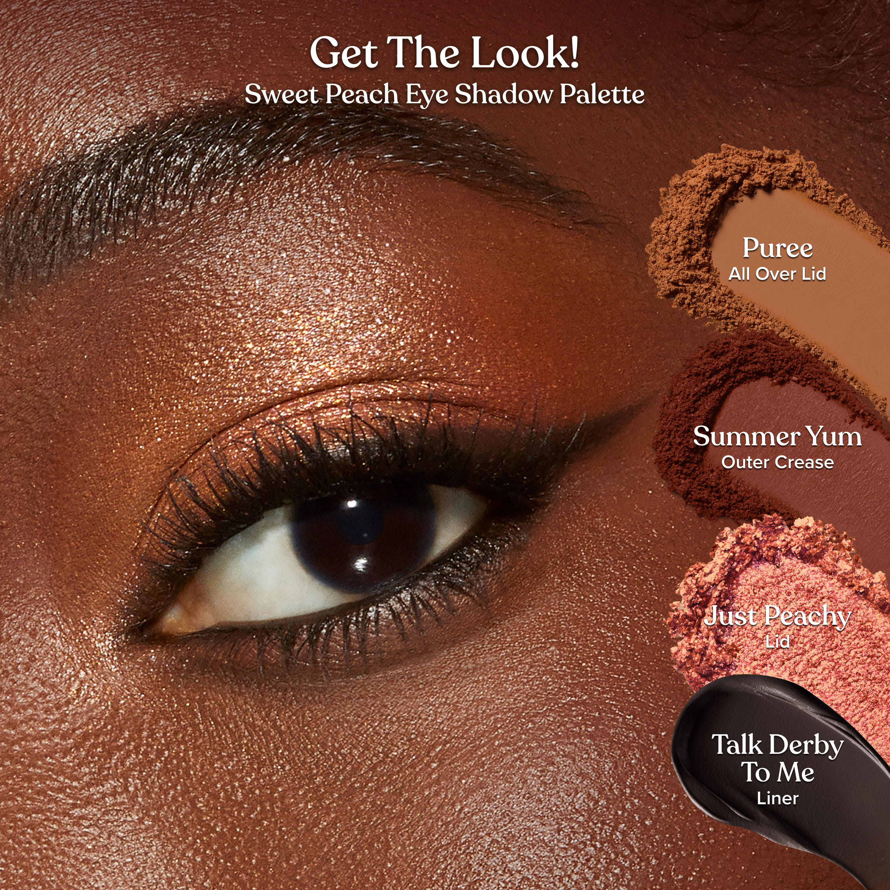 Sweet Peach Eye Shadow Palette, 0.32 OZ. / 9.0 g