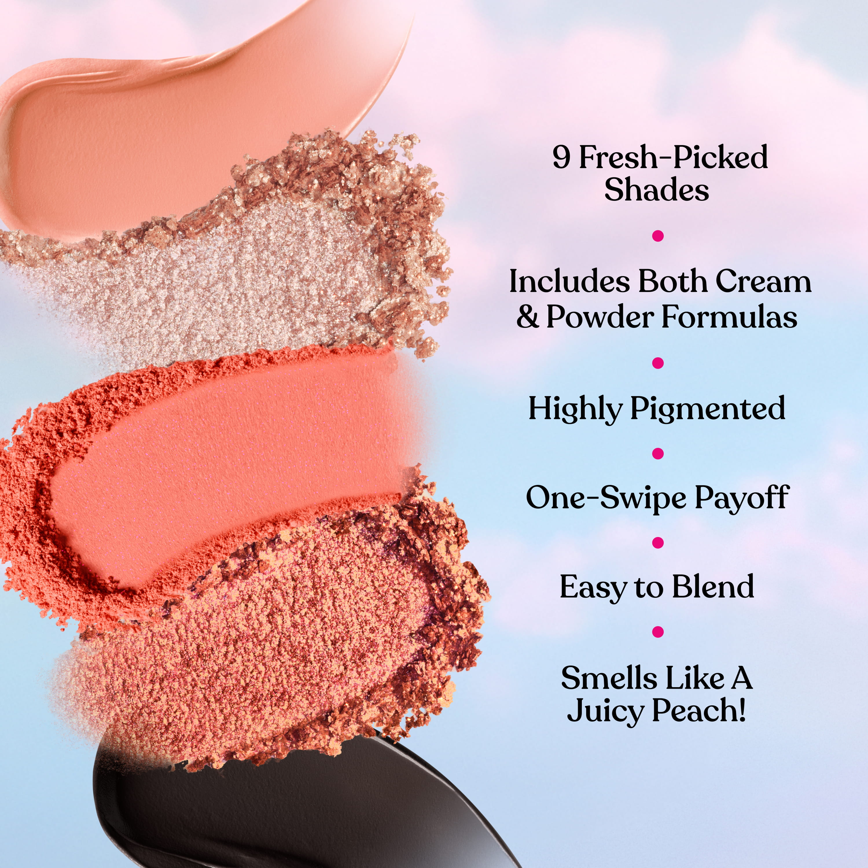 Sweet Peach Eye Shadow Palette, 0.32 OZ. / 9.0 g